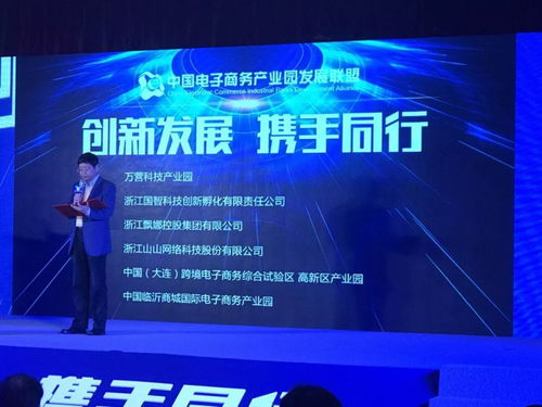 中国临沂商城国际电商产业园被授予中国电子商务产业园发展联盟副理事长单位